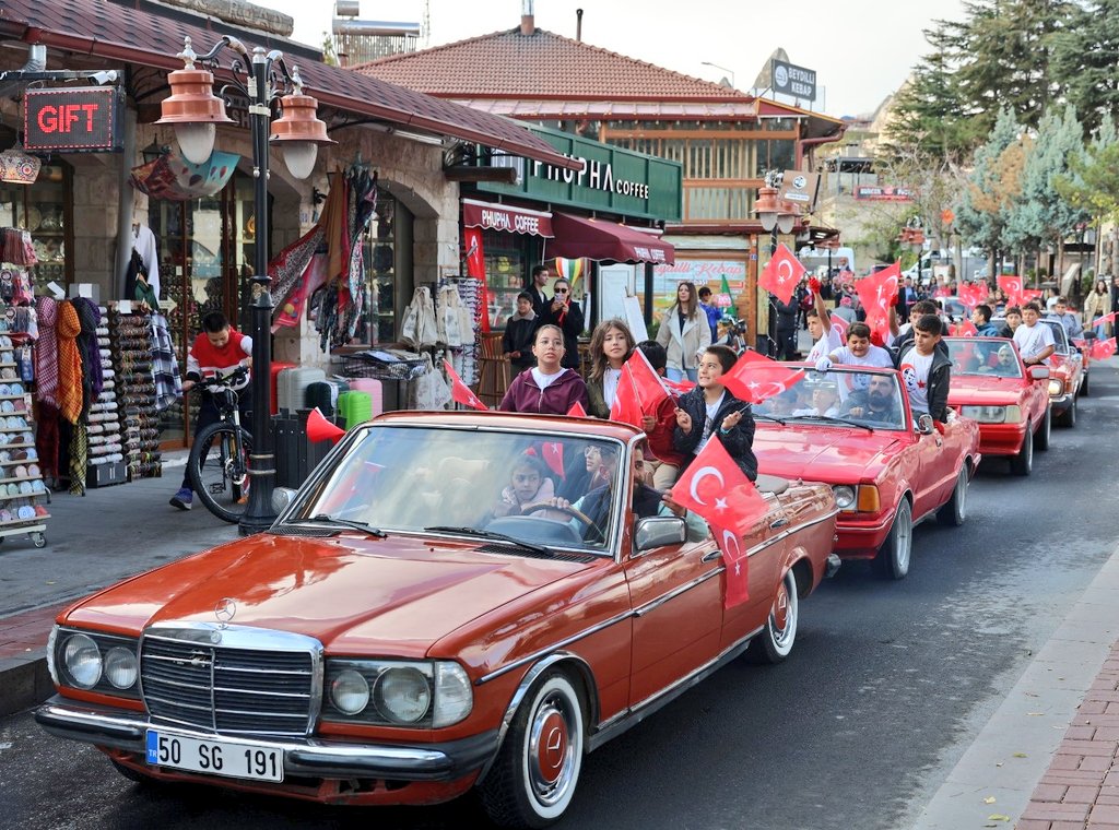 Göreme'de 29 Ekim Cumhuriyet Bayramı Coşkuyla Kutlandı.