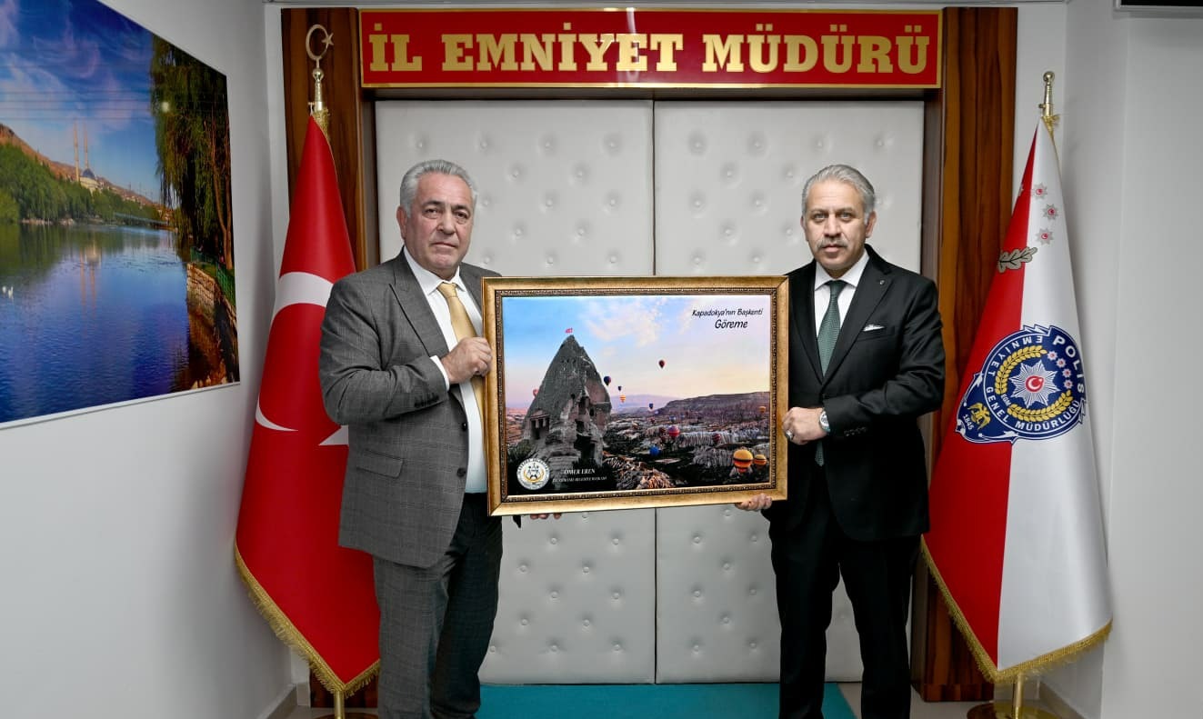 BELEDİYE BAŞKANIMIZ'DAN NEVŞEHİR İL EMNİYET MÜDÜRÜNE ZİYARET
