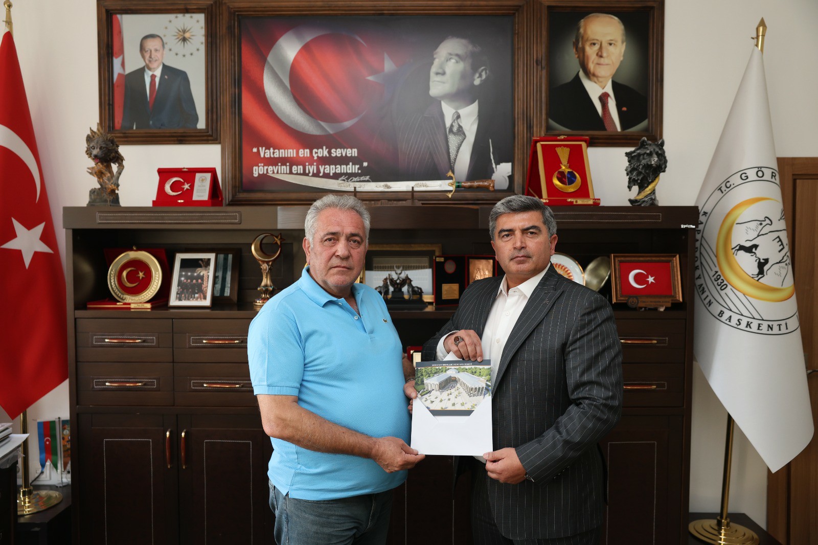 FATİH SÜTER'DEN BAŞKAN EREN'E ZİYARET