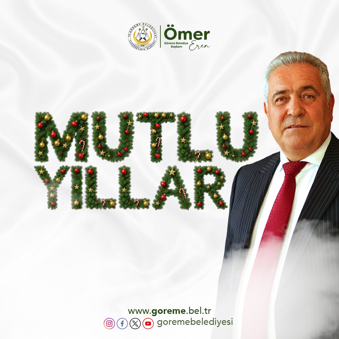 Belediye Başkanımız Ömer Eren’den Yeni Yıl Mesajı