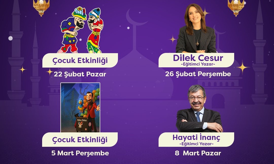 Ramazan Etkinliklerimize Tüm Vatandaşlarımız Davetlidir.