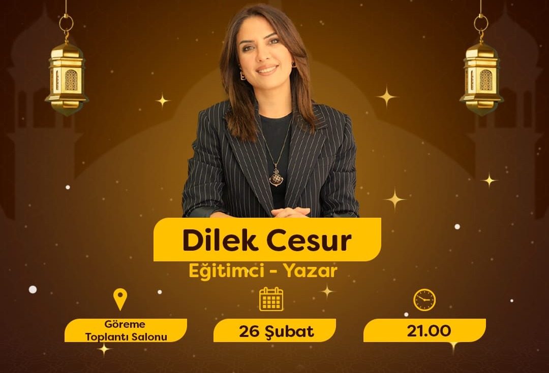Eğitimci Yazar Dilek Cesur Göreme'de Sevenleriyle Buluşuyor.