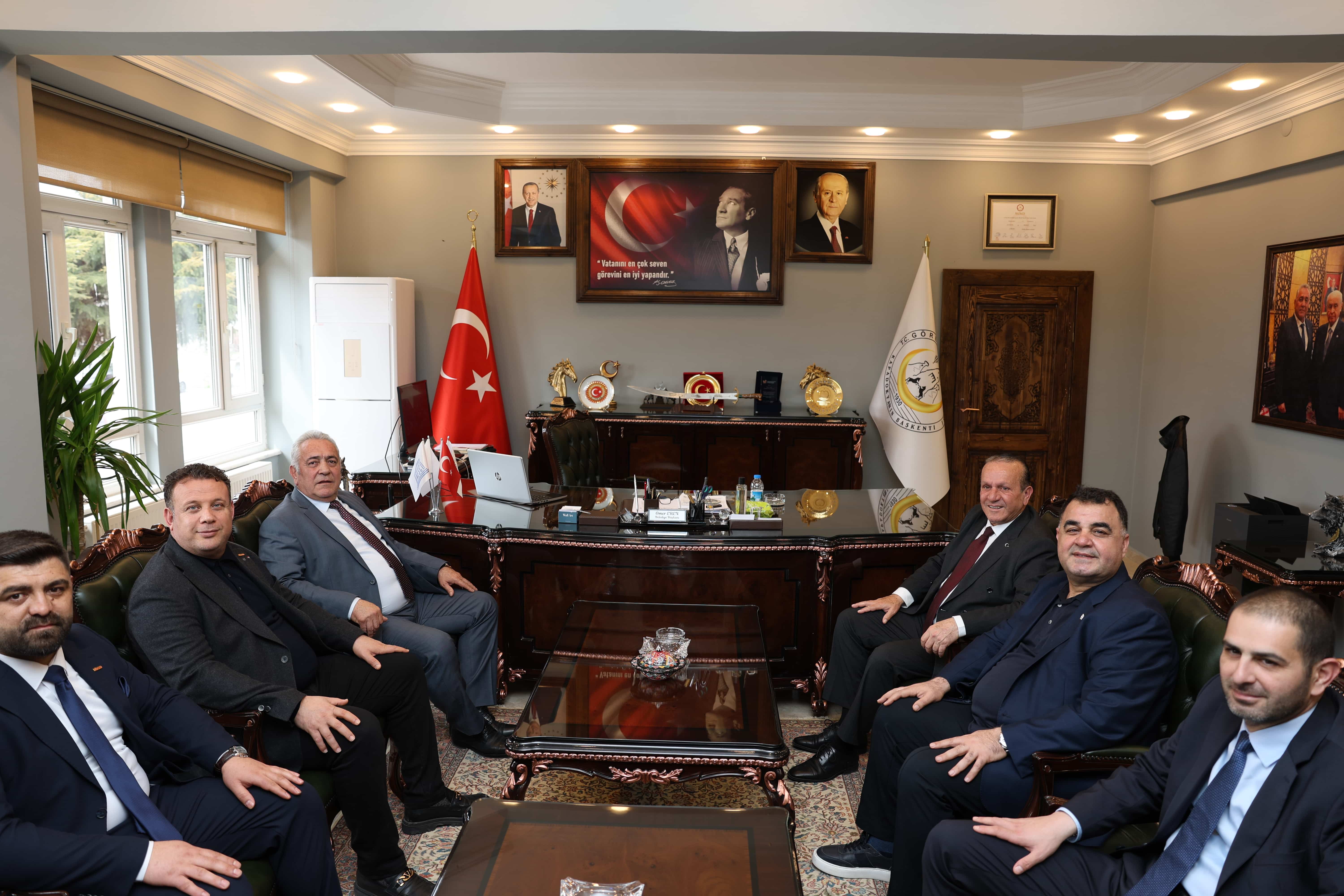 KKTC Turizm ve Çevre Bakanı Fikri Ataoğlu Başkanımızı Ziyaret Etti