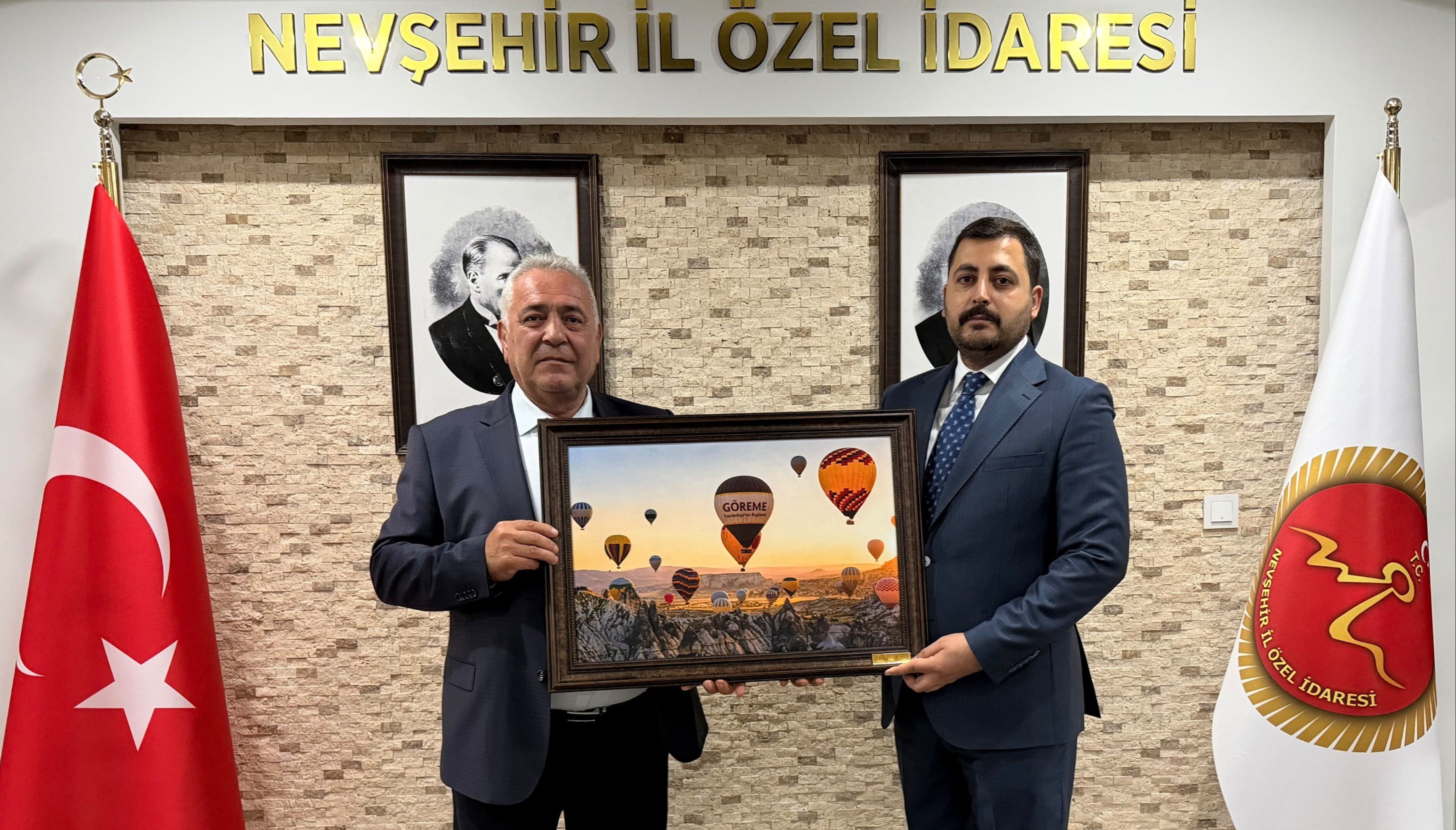 BELEDİYE BAŞKANIMIZDAN NEVŞEHİR İL ÖZEL İDARESİ GENEL SEKRETERLİĞİ'NE ZİYARET