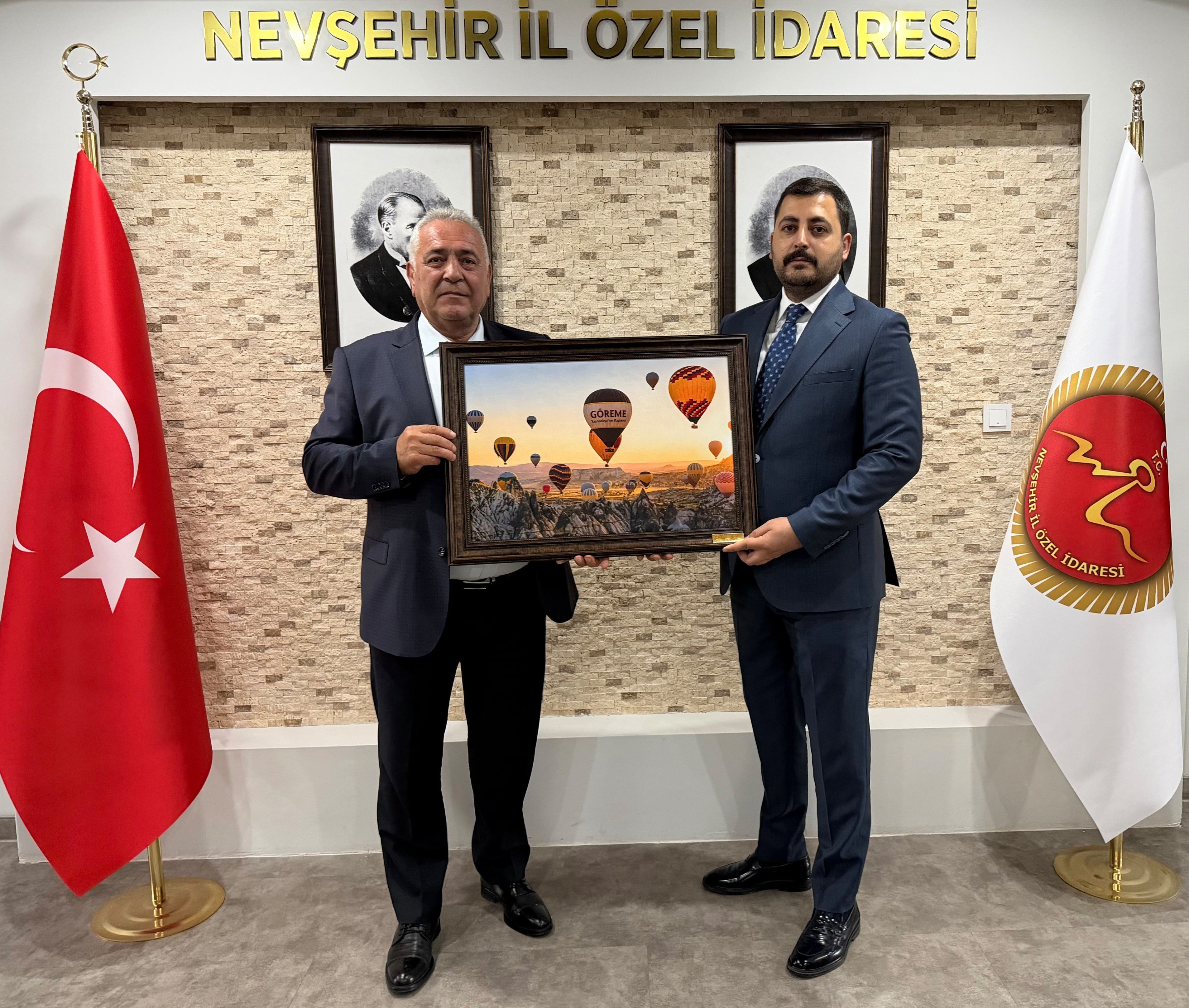 BELEDİYE BAŞKANIMIZDAN NEVŞEHİR İL ÖZEL İDARESİ GENEL SEKRETERLİĞİ'NE ZİYARET